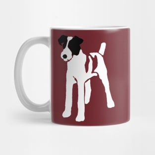 White Beagle Black Mask Mug